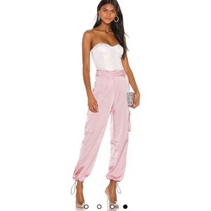 Superdown pink cargo pants